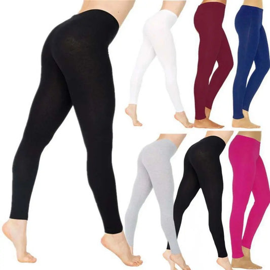 Women's elastic high waist leggings