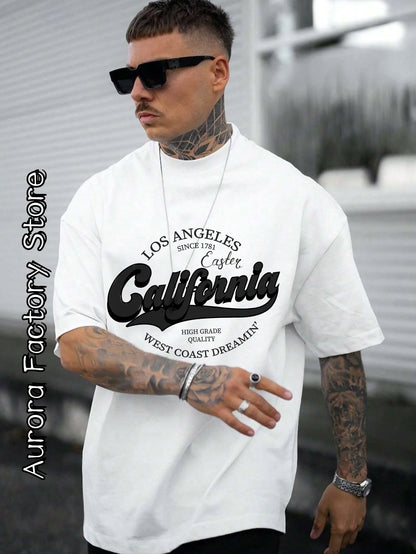 Los Angeles California Print T-Shirt