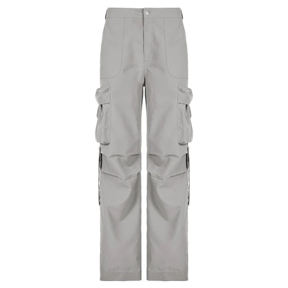 Women's casual cargo jeans